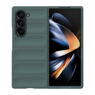 Samsung Z Fold6 5G Gigapack Műanyag telefonvédő ütésállóság, 3D, SÖTÉTZÖLD