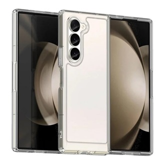 Samsung Z Fold6 5G Gigapack Szilikon telefonvédő ütésállóság, átlátszó hátlap, ÁTLÁTSZÓ