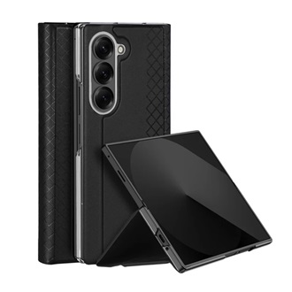 Samsung Z Fold7 DUX DUCIS BRIL műanyag telefonvédő ütésállóság, rombusz, FEKETE