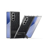 Samsung Z Fold7 DUX DUCIS STEX szilikon telefonvédő ütésállóság, csillag + képernyővédő üveg, FEKETE