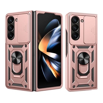 Samsung Z Fold7 GIGAPACK Defender szilikon telefonvédő ütésállóság, kameravédő, ROZÉARANY