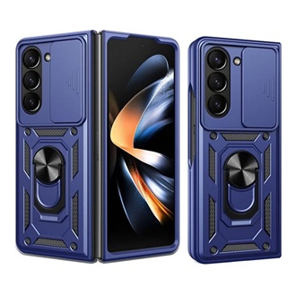 Samsung Z Fold7 GIGAPACK Defender szilikon telefonvédő ütésállóság, kameravédő, SÖTÉTKÉK