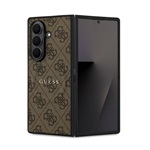 Samsung Z Fold7 GUESS 4G RING CLASSIC LOGO szilikon telefonvédő ütésállóság, MagSafe, SÖTÉTBARNA