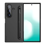 Samsung Z Fold7 NILLKIN FLEX PURE FOLD szilikon telefonvédő ultravékony, matt + érintő ceruza, FEKETE
