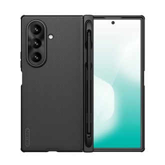 Samsung Z Fold7 NILLKIN SUPER FROSTED FOLD műanyag telefonvédő mágneses, érintő ceruza, FEKETE
