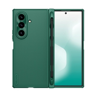 Samsung Z Fold7 NILLKIN SUPER FROSTED FOLD műanyag telefonvédő mágneses, érintő ceruza, SÖTÉTZÖLD