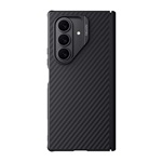 Samsung Z Fold7 NILLKIN SYNTHETIC FIBER PRO műanyag telefonvédő aramid bevonat, MagSafe, FEKETE