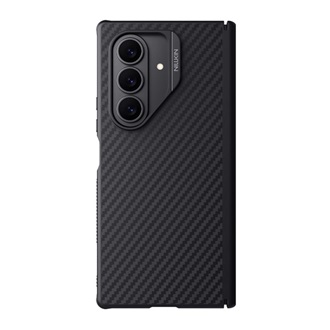 Samsung Z Fold7 NILLKIN SYNTHETIC FIBER PRO műanyag telefonvédő aramid bevonat, MagSafe, FEKETE