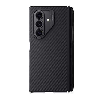 Samsung Z Fold7 NILLKIN SYNTHETIC FIBER PRO műanyag telefonvédő aramid bevonat, érintő ceruza, FEKETE