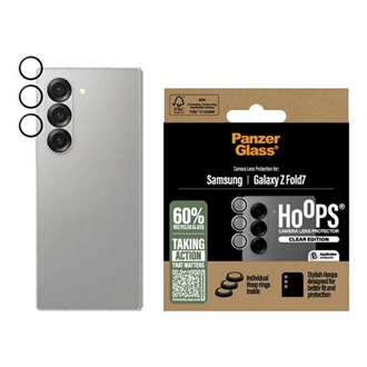 Samsung Z Fold7 PANZERGLASS HOOPS kameravédő üveg 9H + segédkeret ÁTLÁTSZÓ