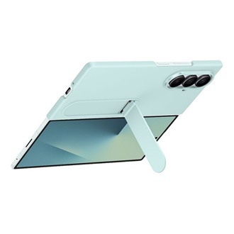 Samsung Z Fold7 SAMSUNG szilikon telefonvédő matt, kitámasztó + képernyővédő fólia, MENTA