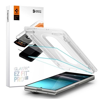 Samsung Z Fold7 SPIGEN EZ FIT HD képernyővédő üveg 2db 2.5D, 9H + segédkeret, ÁTLÁTSZÓ