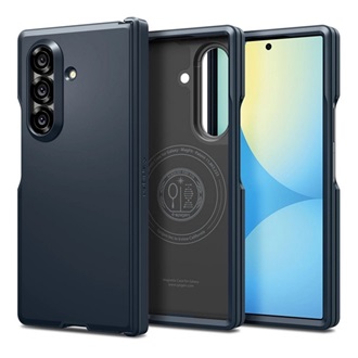 Samsung Z Fold7 SPIGEN TOUGH ARMOR MAG műanyag telefonvédő ütésállóság, MagSafe, SÖTÉTSZÜRKE