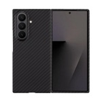 Samsung Z Fold7 TACTICAL MAGFORCE ARAMID szilikon telefonvédő ultravékony, karbon minta, FEKETE