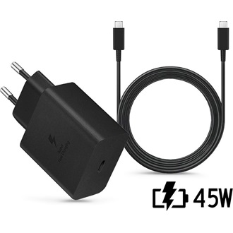 Samsung EPTA845XBEG 45W univerzális hálózati töltő adapter fekete