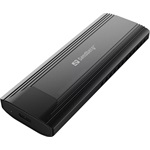 Sandberg 136-39 M.2 2280 PCIe NVMe USB3.2 Gen 2×1 C külső ház fekete (aluminium)