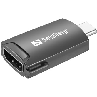 Sandberg 136-34 USB-C -> HDMI 1.4 M/F adapter szürke DP Alt Mode