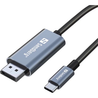 Sandberg 136-51 USB-C -> DisplayPort 1.2 M/M video kábel 2m
