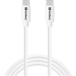 Sandberg 136-52 USB-C - USB-C M/M töltőkábel 1m