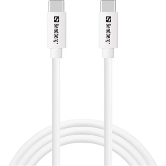 Sandberg 136-52 USB-C - USB-C M/M töltőkábel 1m