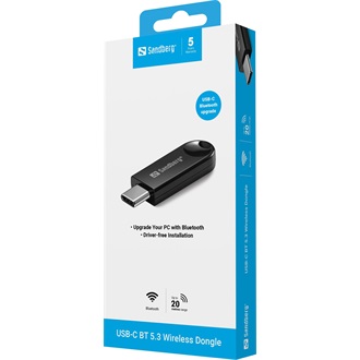 Sandberg 136-69 BT5.3 USB-A Bluetooth hálózati adapter