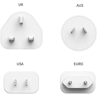Sandberg 3-in-1 Travel Charger 65W univerzális hálózati töltő adapter fehér