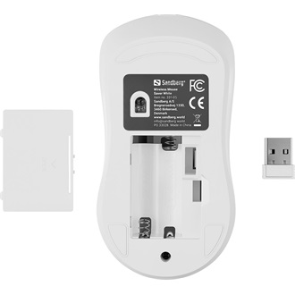 Sandberg 331-04 Saver optikai vezeték nélküli egér fehér