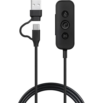 Sandberg 3-in-1 Office Pro ENC fejhallgató headset fekete