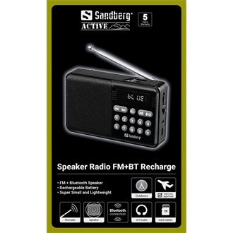 Sandberg 421-18 hordozható 1.0 rádió