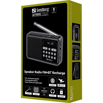 Sandberg 421-18 hordozható 1.0 rádió