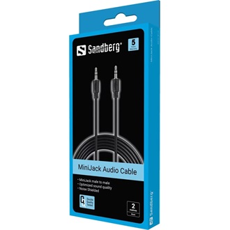 Sandberg 501-24 Jack 3,5mm - Jack 3,5mm M/M audio kábel 2m