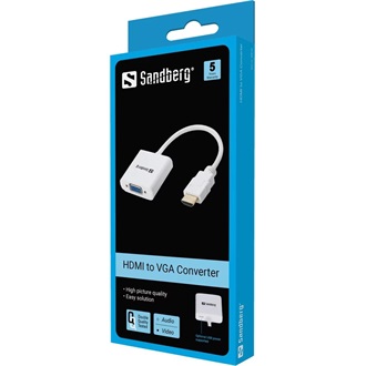 Sandberg 508-69 HDMI 1.3 -> VGA M/F adapter
