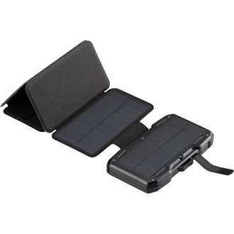 Sandberg 5-Panel 10000mAh vízálló napelemes powerbank fekete IP54