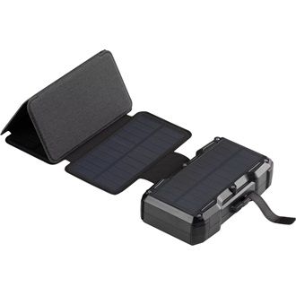 Sandberg 5-Panel 27000mAh vízálló napelemes powerbank fekete IP54
