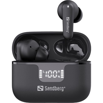 Sandberg ANC+ENC True Wireless fülhallgató headset fekete