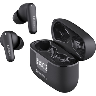Sandberg ANC+ENC True Wireless fülhallgató headset fekete
