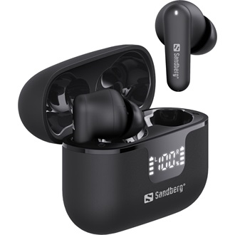 Sandberg ANC+ENC True Wireless fülhallgató headset fekete