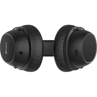 Sandberg ANC FlexMic fejhallgató headset fekete