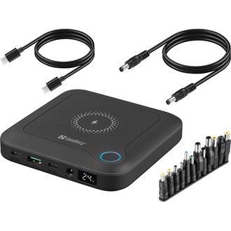 Sandberg All-in1 25000 25000mAh Li-ion powerbank fekete