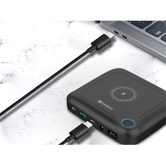 Sandberg All-in1 25000 25000mAh Li-ion powerbank fekete