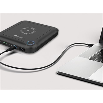 Sandberg All-in1 25000 25000mAh Li-ion powerbank fekete