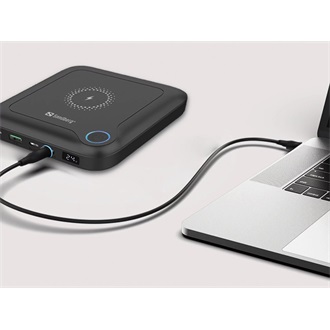 Sandberg All-in-1 24000mAh Li-ion powerbank fekete (12-tip)