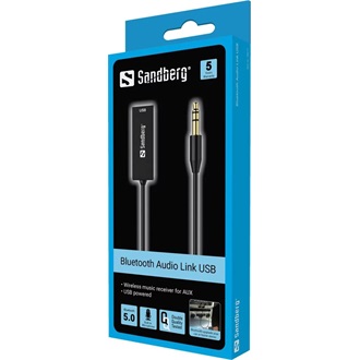 Sandberg Audio Link BT5.0 3,5mm jack Bluetooth hálózati adapter