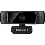 Sandberg Autofocus DualMic webkamera fekete