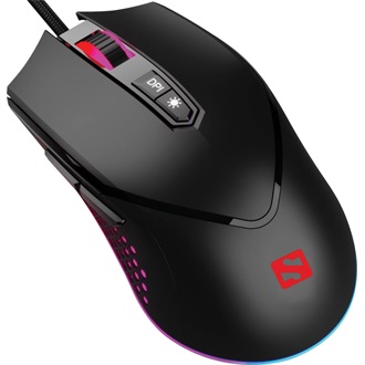 Sandberg Azazinator Mouse 6400 optikai USB gaming egér fekete