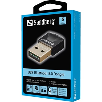 Sandberg BT5.0 USB2.0 A Bluetooth hálózati adapter