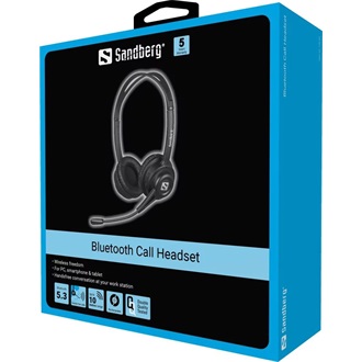 Sandberg Call fejhallgató headset fekete