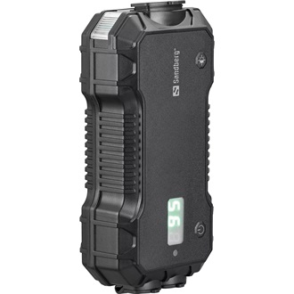 Sandberg Car Jumpstarter 10000mAh ütésálló vízálló powerbank fekete IP65