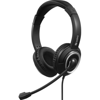 Sandberg Chat fejhallgató headset fekete