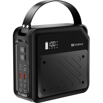 Sandberg DC Power Station 72000mAh LiMnFePO4 powerbank fekete
